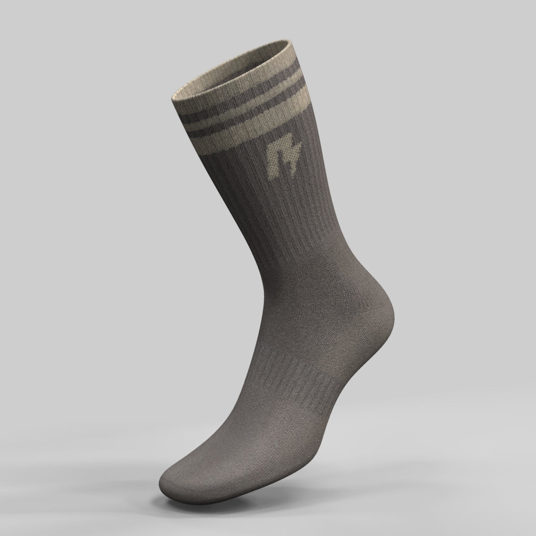 RAD Mens Crew Socks Brown