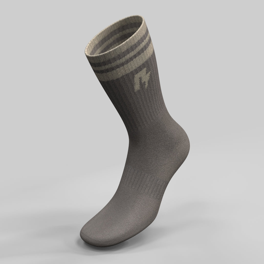 RAD Mens Crew Socks Brown