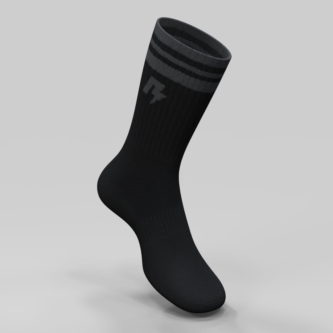 RAD Mens Crew Socks Black
