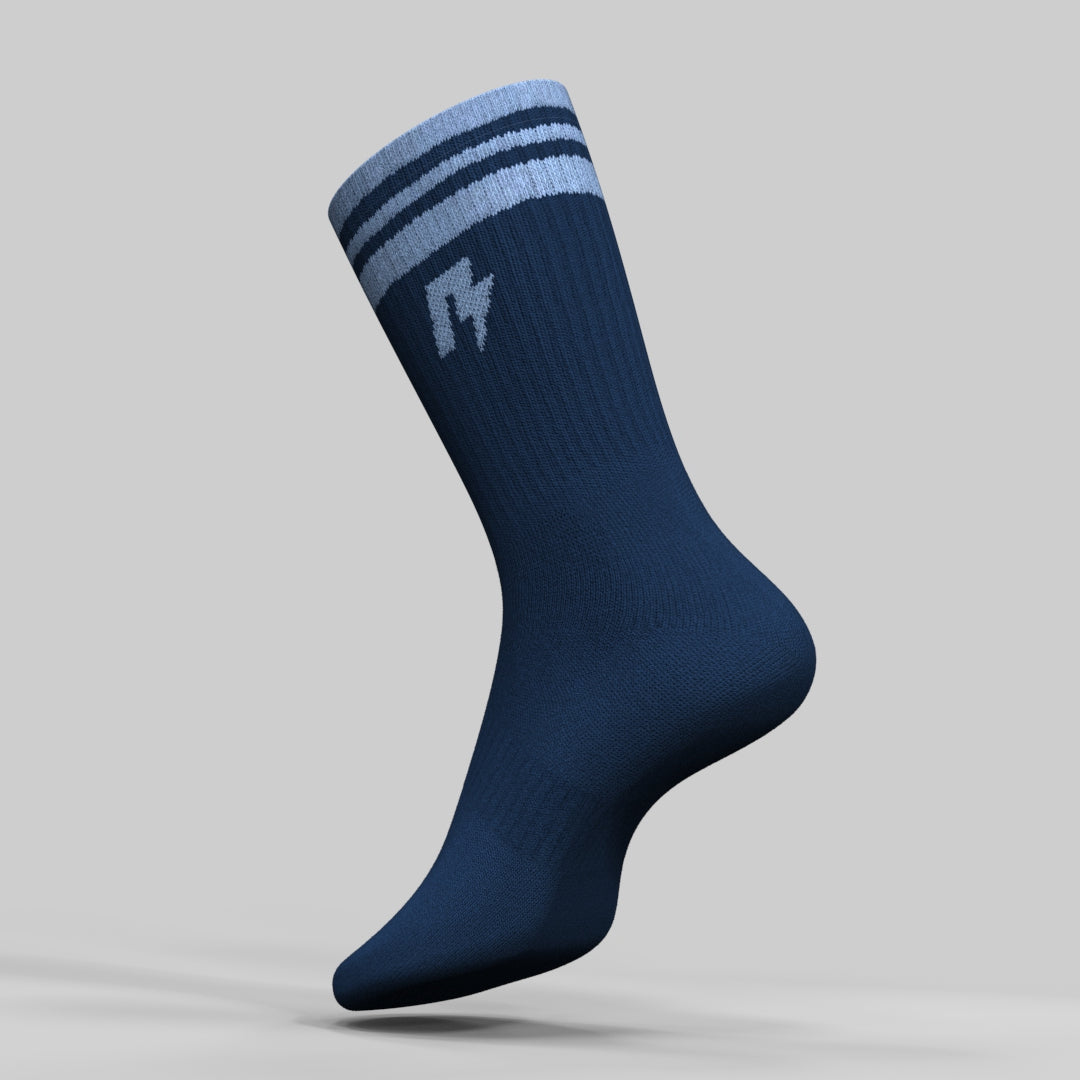 RAD Mens Crew Socks Navy