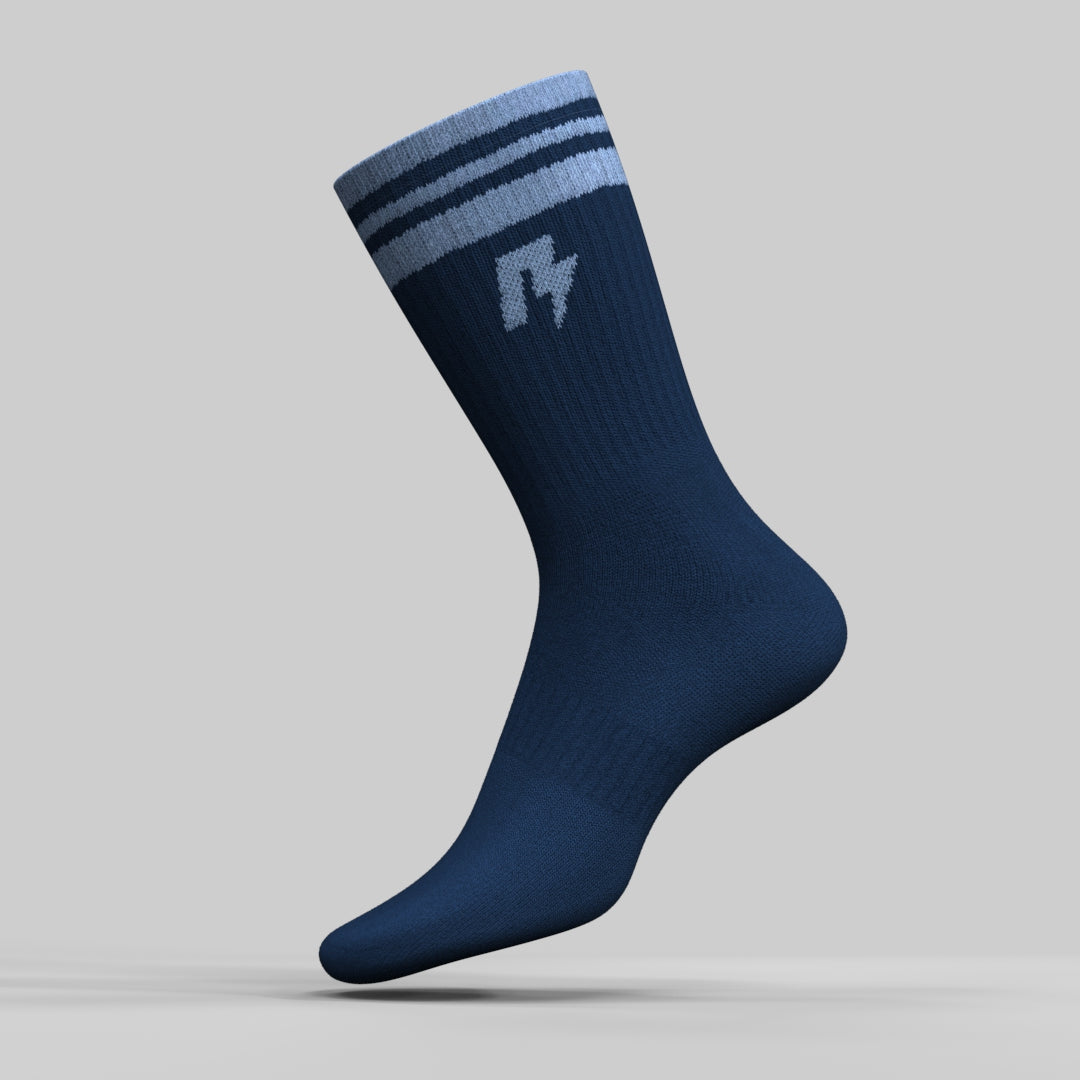 RAD Mens Crew Socks Navy