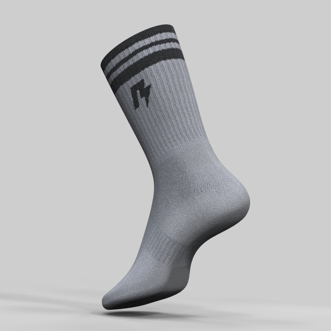 RAD Mens Crew Socks Grey