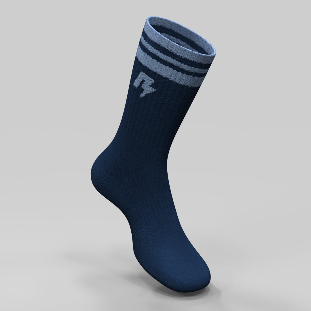 RAD Mens Crew Socks Navy