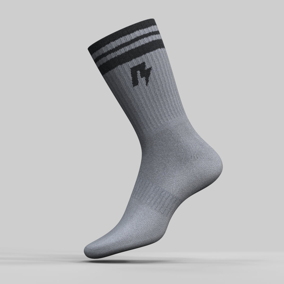 RAD Mens Crew Socks Grey