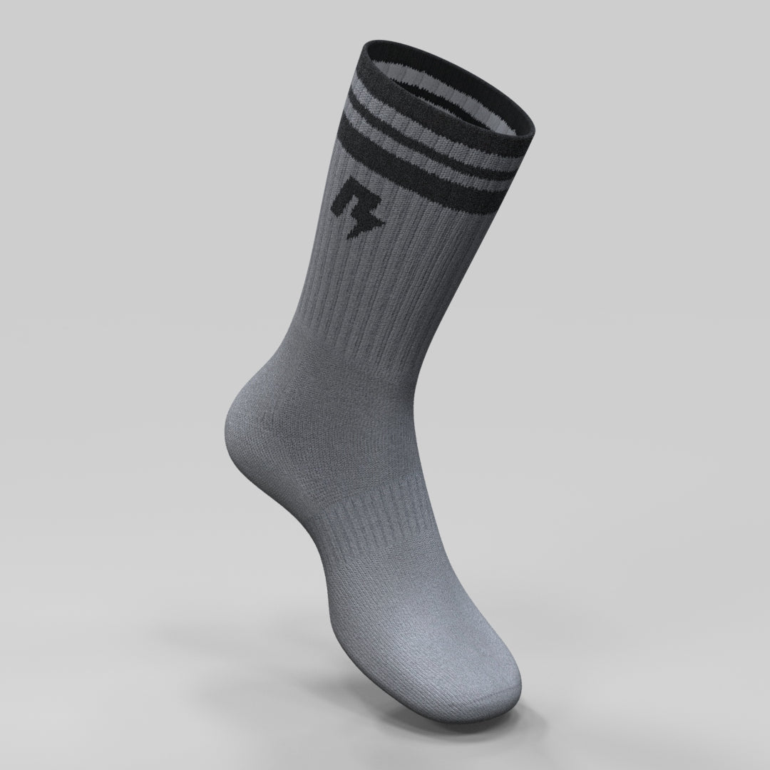 RAD Mens Crew Socks Grey