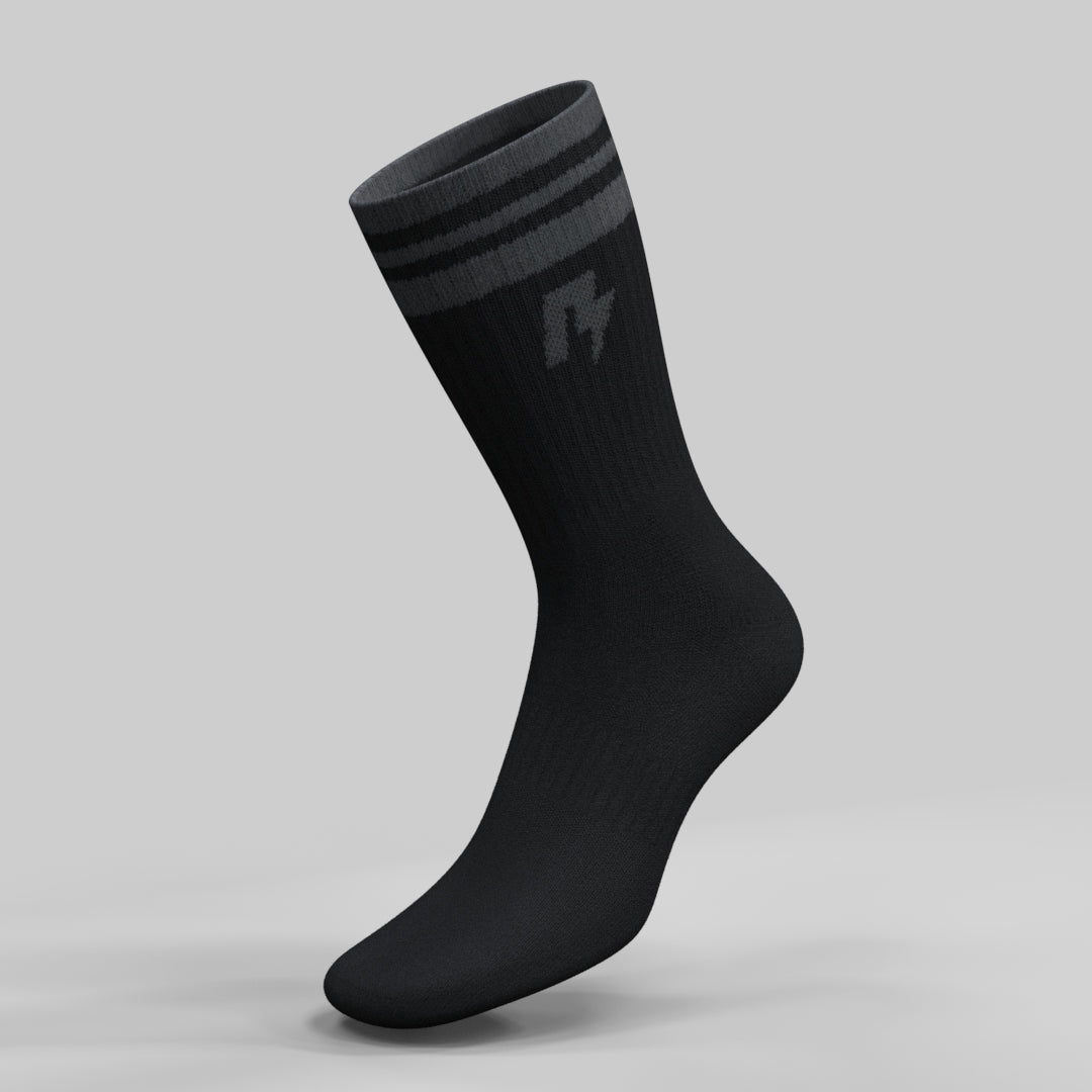 RAD Mens Crew Socks Black