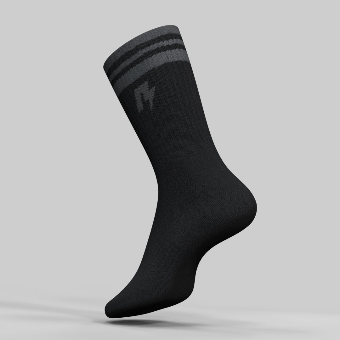 RAD Mens Crew Socks Black