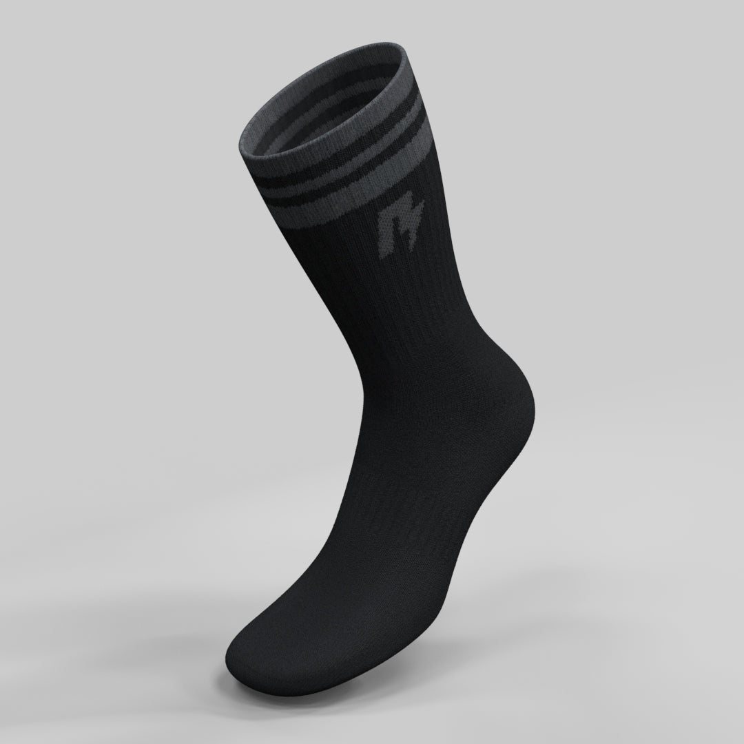 RAD Mens Crew Socks Black