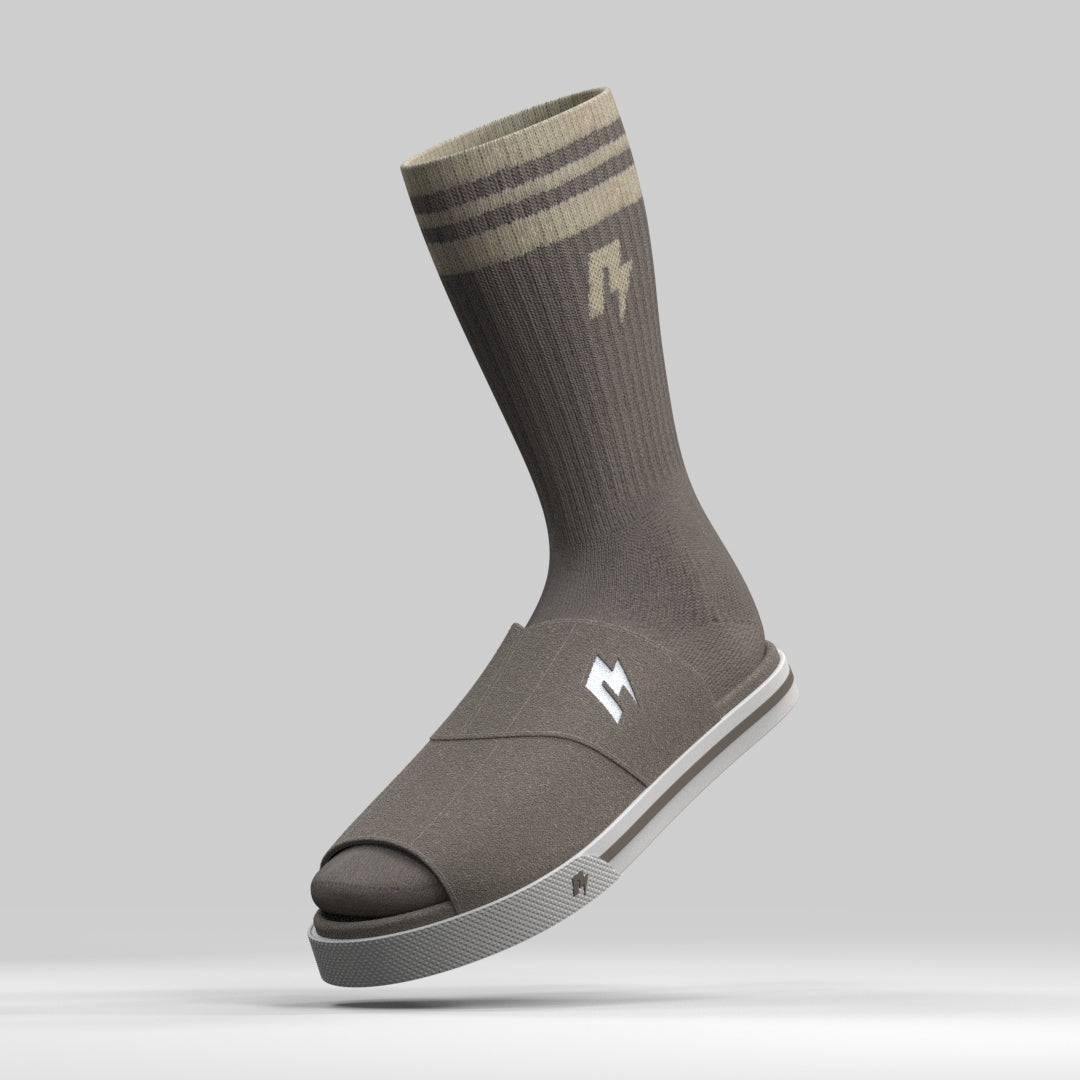 RAD Mens Crew Socks Brown