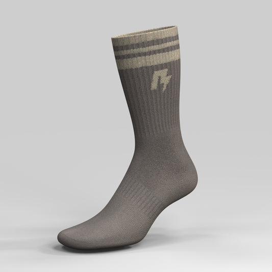 RAD Mens Crew Socks Brown