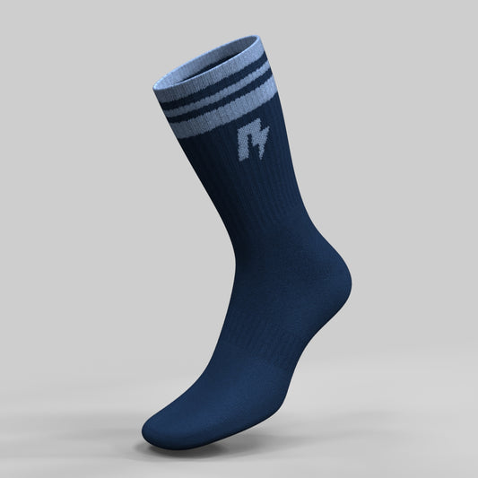 RAD Mens Crew Socks Navy