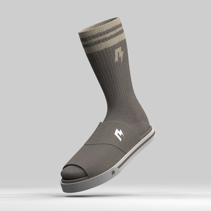 RAD Mens Crew Socks Brown